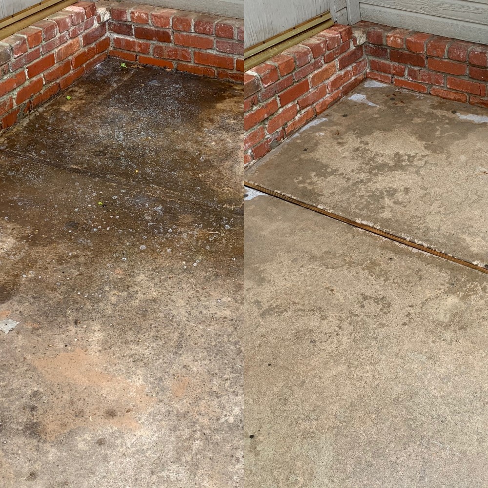 Cooking oil  grill grease cleaning power wash removal 2301 bay hill place edmond ok