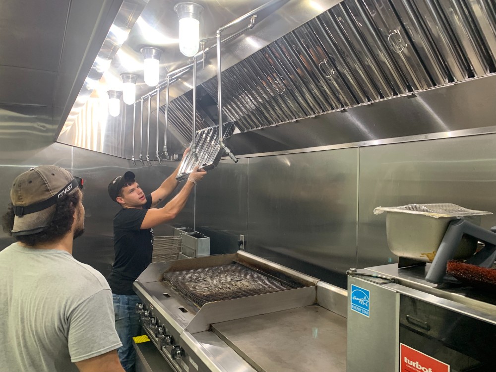 Commercial kitchen exhaust hood vent cleaning edmond oklahoma