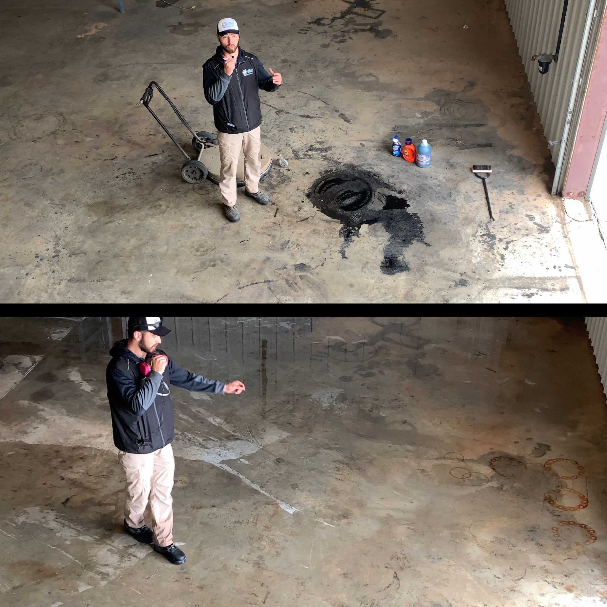 Concrete Oil Stain Removal in Stillwater, OK