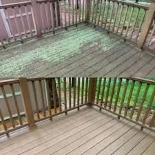 Home wood deck power wash cleaning oklahoma cty ok 002