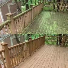 Home wood deck power wash cleaning oklahoma cty ok 005