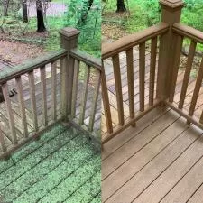 Home wood deck power wash cleaning oklahoma cty ok 006