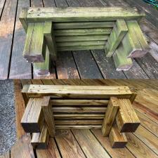 Oklahoma city wood deck pressure washing cleaning services 003