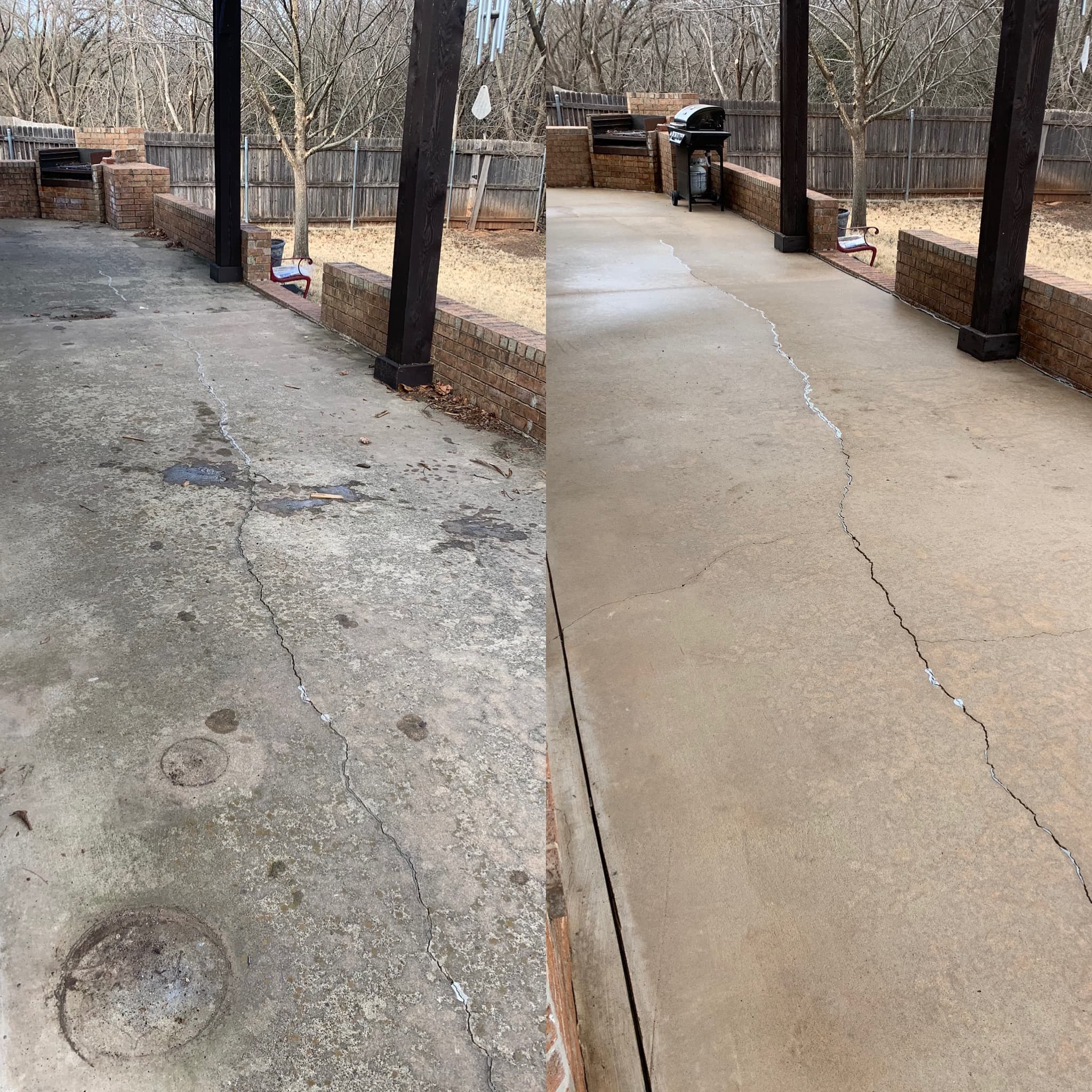 Residential patio concerete cleaning edmond ok cover