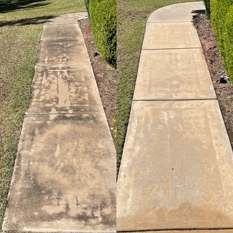 Sidewalk Power Washing in Edmond, OK