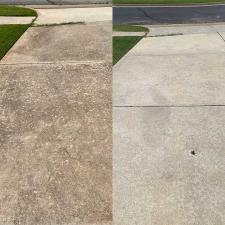 Concrete Driveway Cleaning on Old Elm Ln. in Edmond, OK
