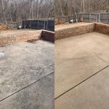 Residential patio concerete cleaning edmond ok 1