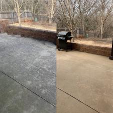 Residential patio concerete cleaning edmond ok 2
