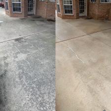 Residential patio concerete cleaning edmond ok 7