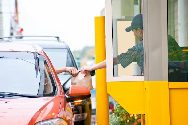 Drive thru cleaning